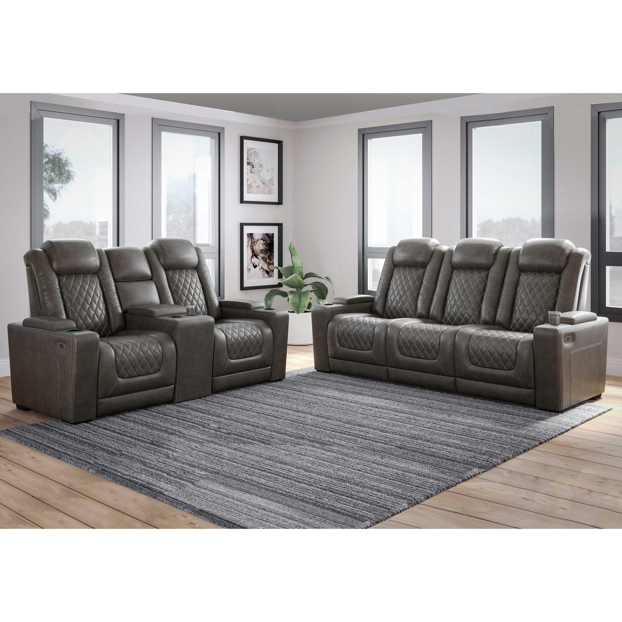 Hyllmont power shop reclining sofa